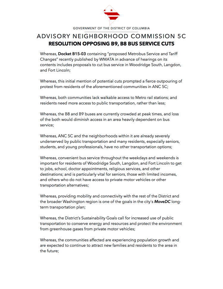 Service cut opposition resolution
